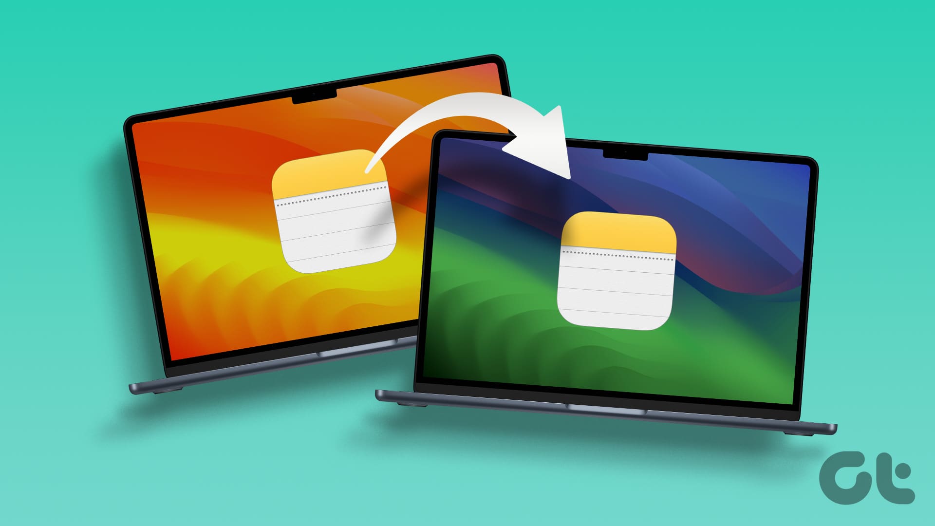 如何將筆記從 Mac 傳輸到 Mac