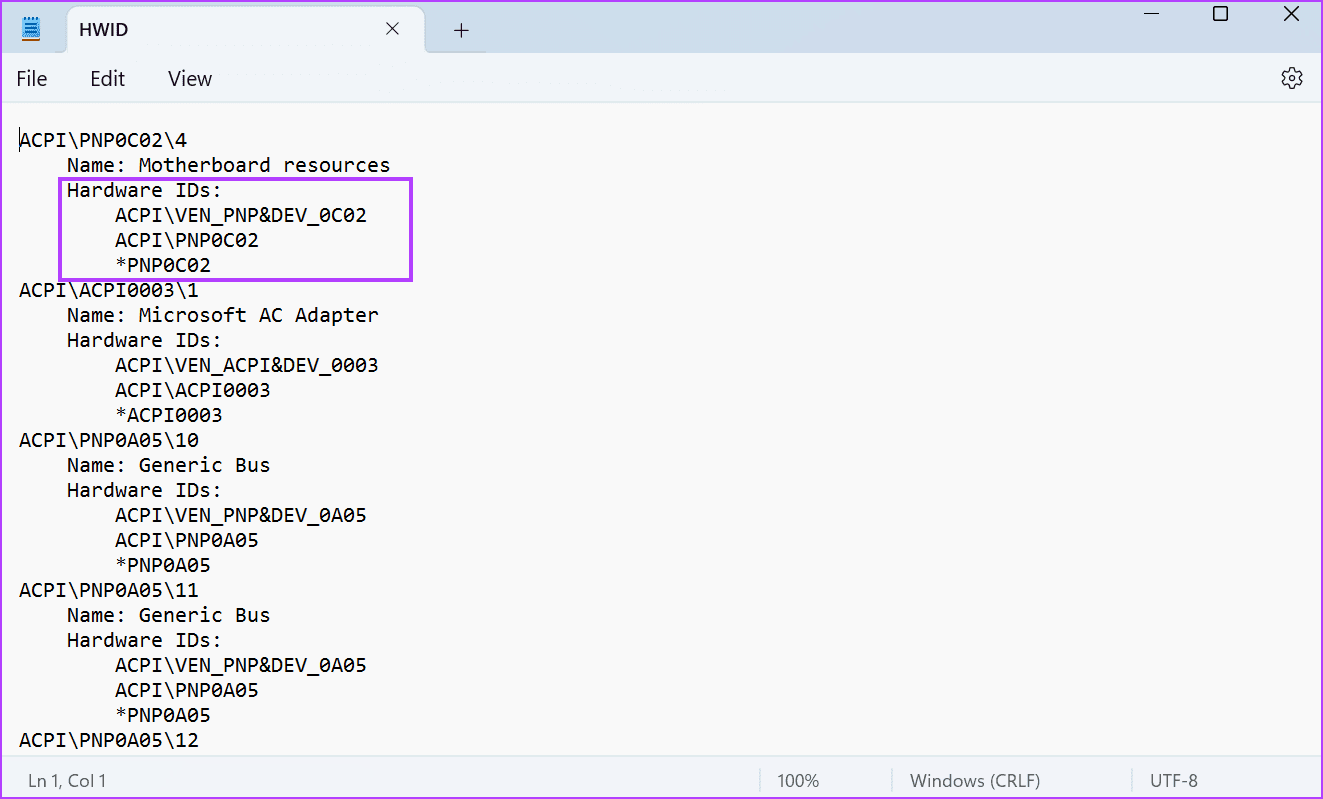 Window Picture Id 在 Windows 11 中检查设备硬件 ID (HWID) 的 4 种快速方法 - Tech Guide