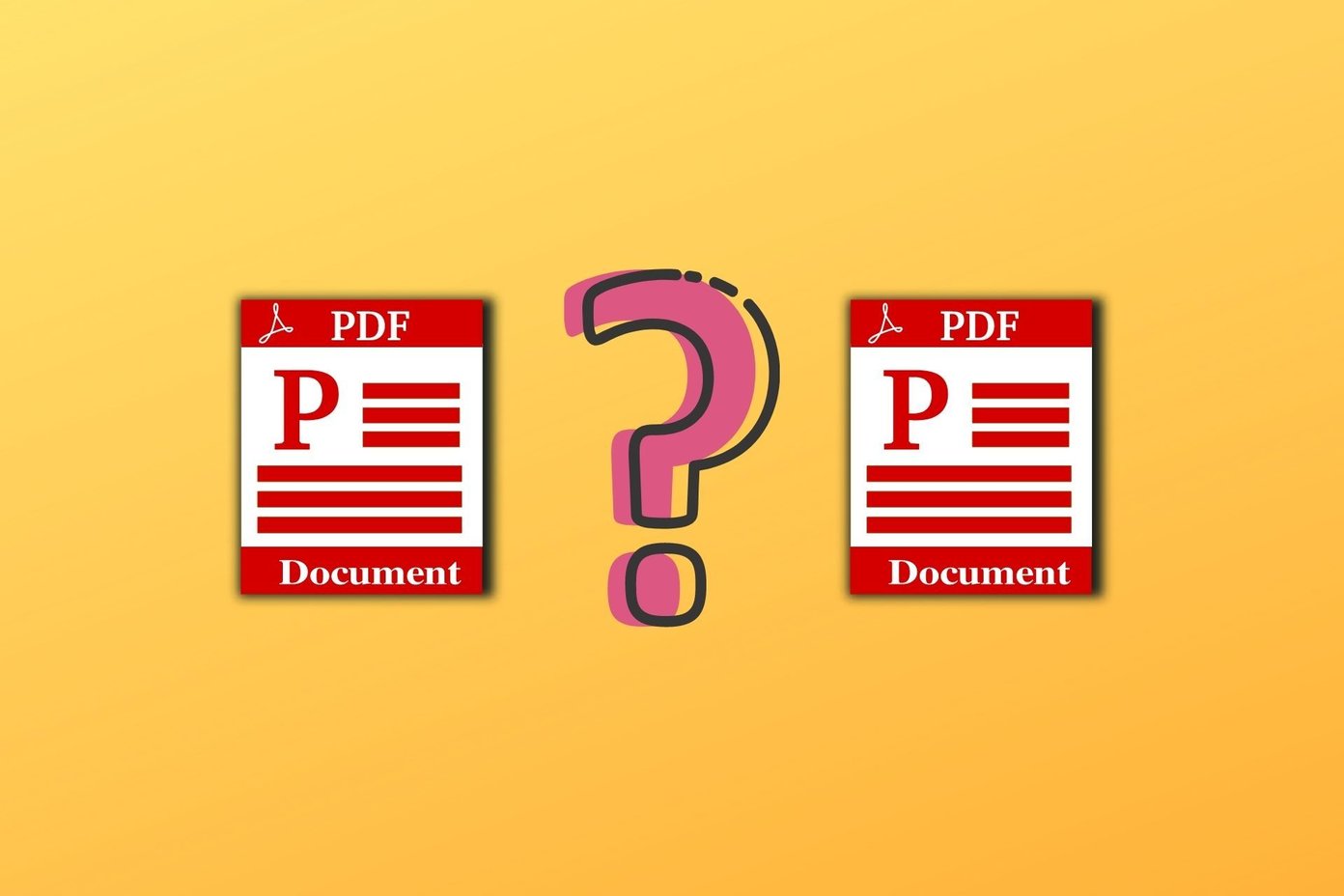 如何并排比较两个 PDF 文件