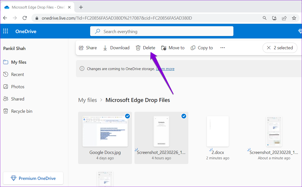 如何使用 Microsoft Edge Drop 功能在设备之间共享文件 - Tech Guide