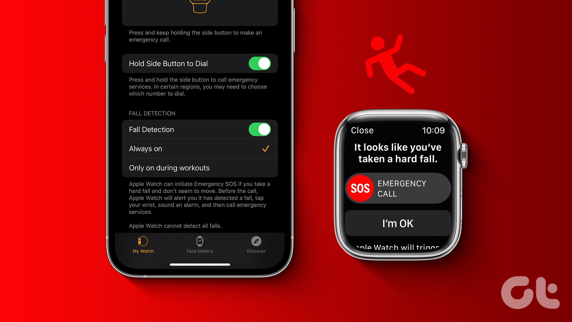 如何在 Apple Watch 上设置和使用跌倒检测