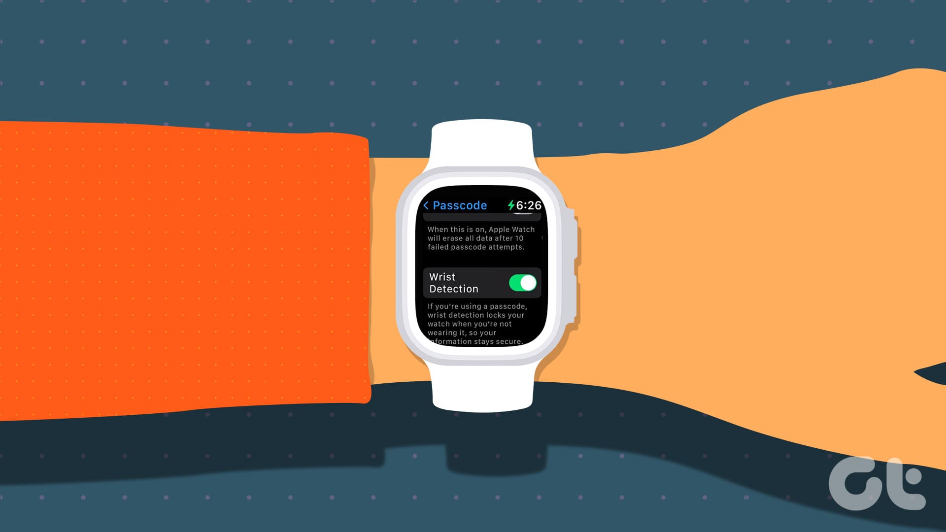 如何在 Apple Watch 上启用或禁用手腕检测