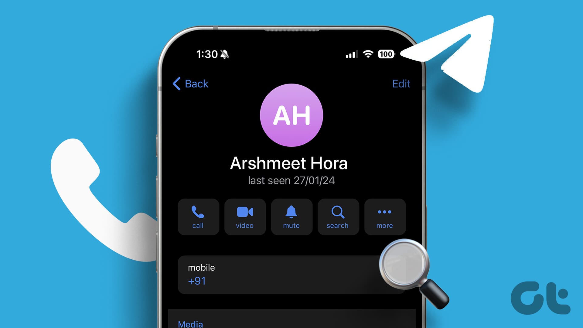 如何在 Telegram 上找到某人的電話號碼