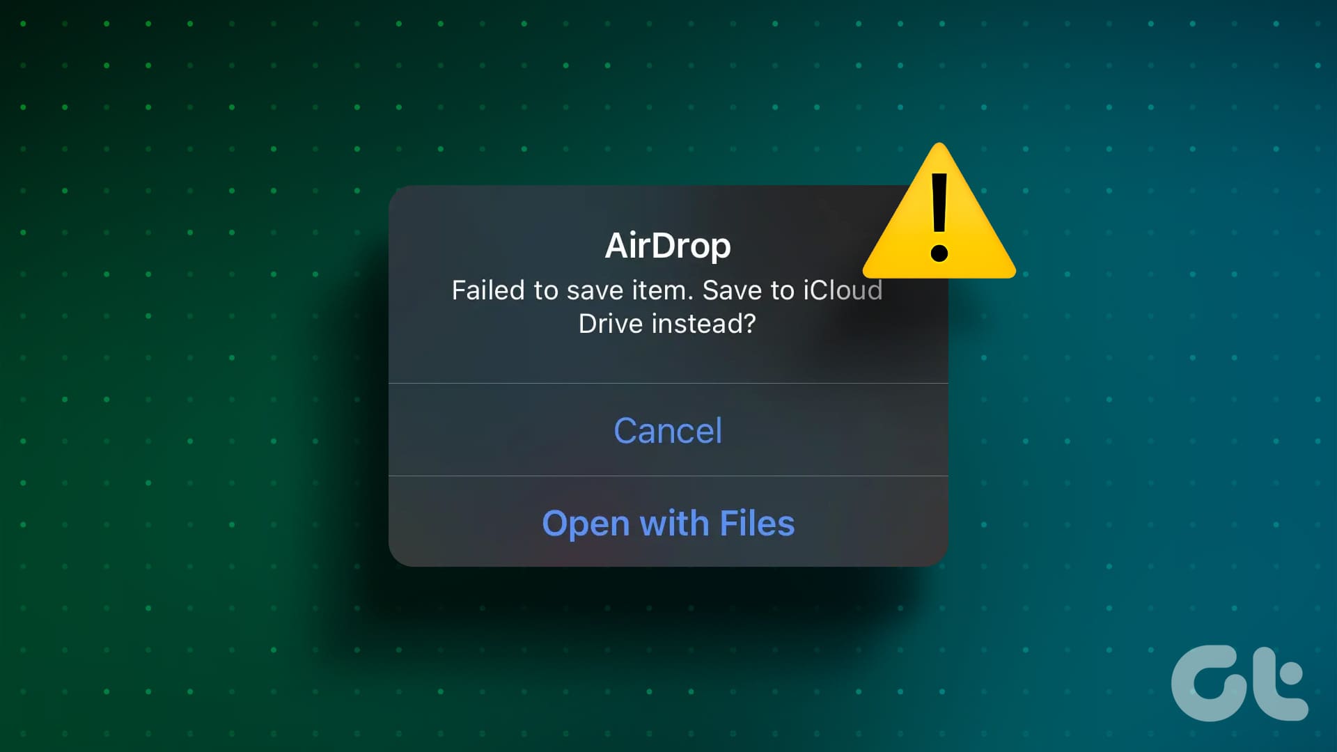 修复 iPhone 上空投无法保存项目错误的 4 种方法