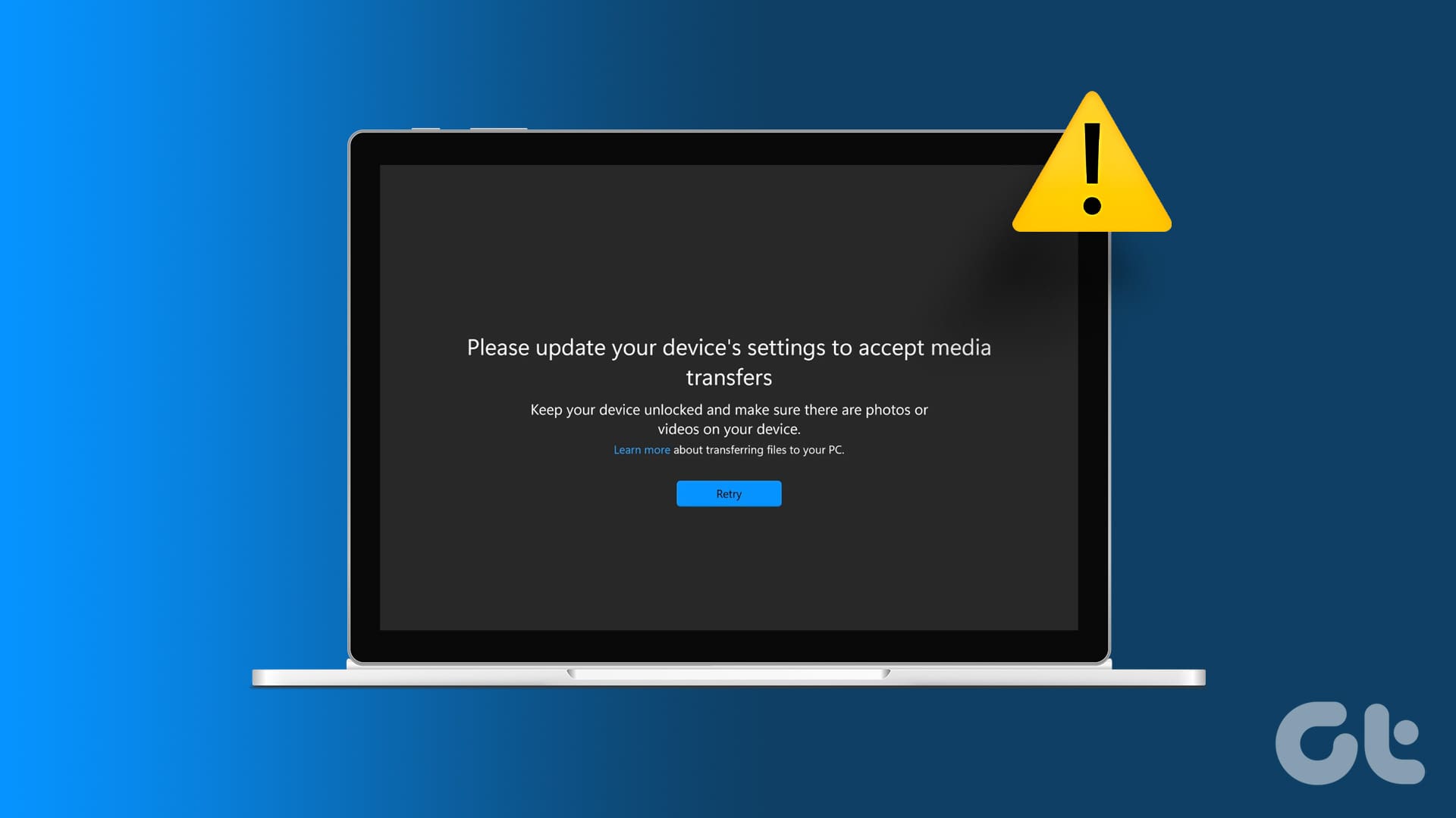 修复 Windows 11 上的“更新设备设置以接受媒体传输”错误的 9 种方法