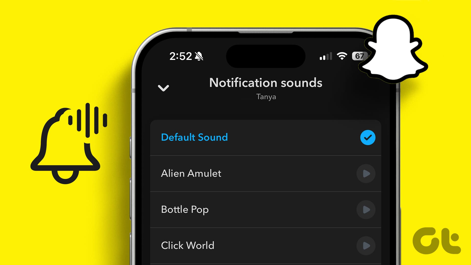 如何更改 Snapchat 通知声音