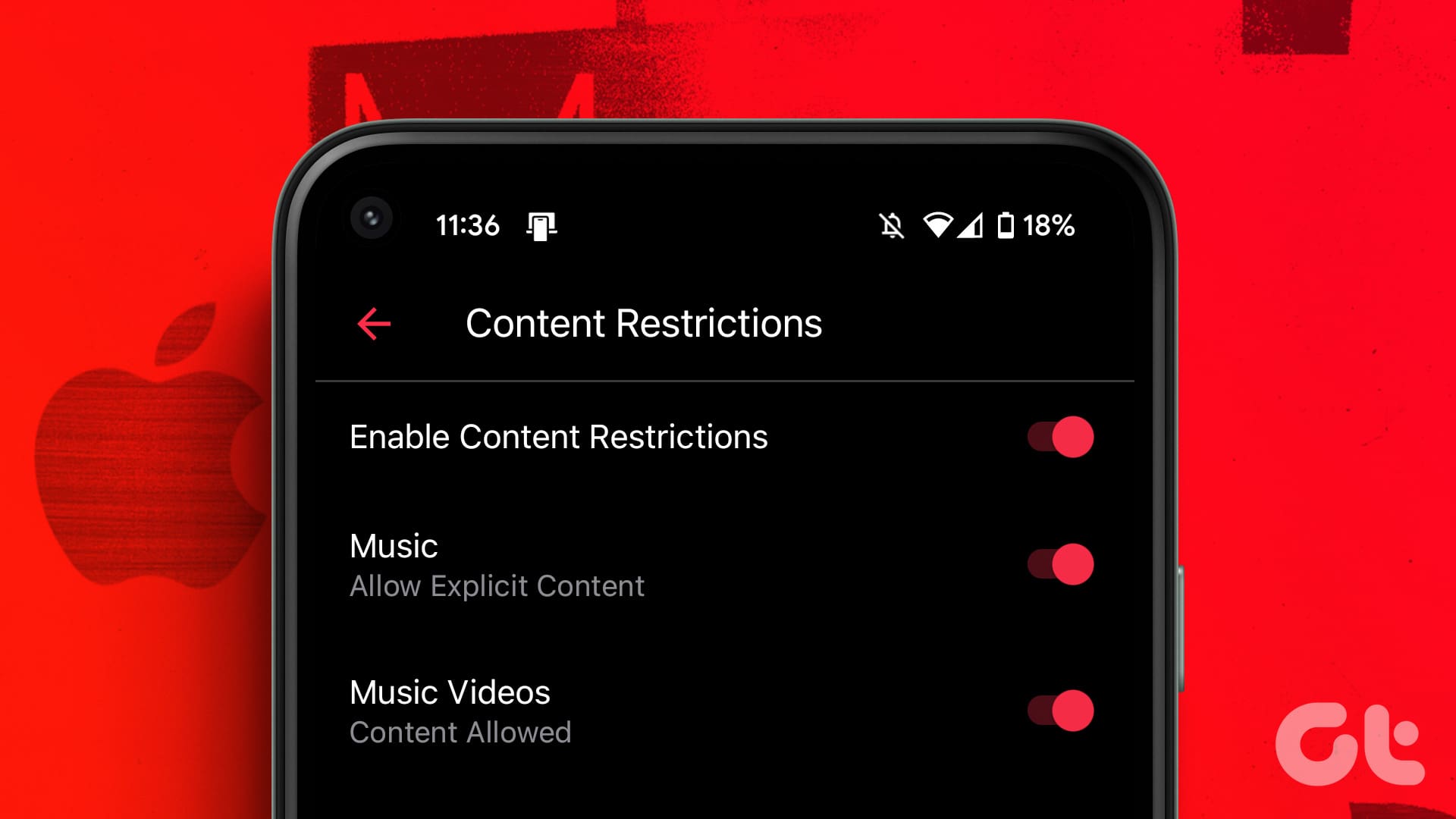 如何允许或关闭 Apple Music 上的露骨内容
