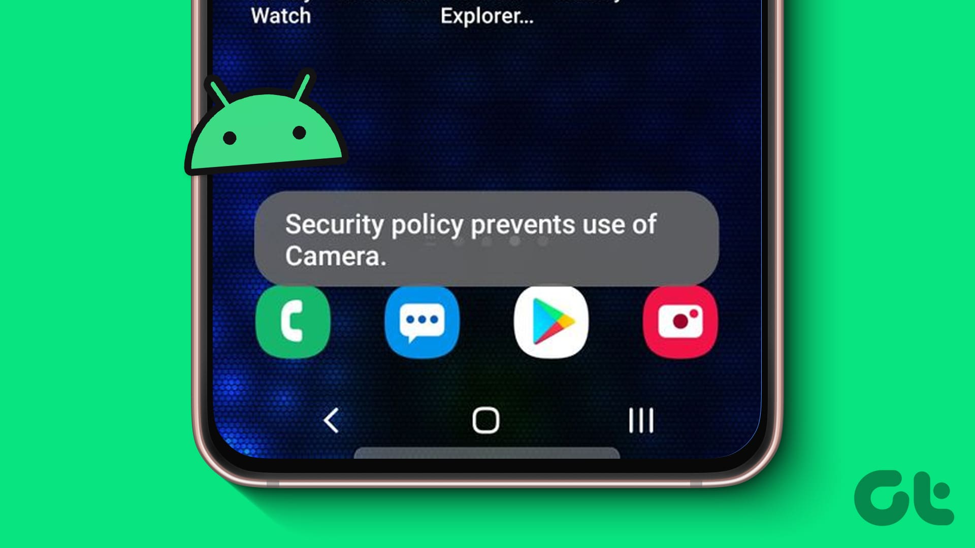 修复安全策略阻止 Android 上使用相机的 5 种方法