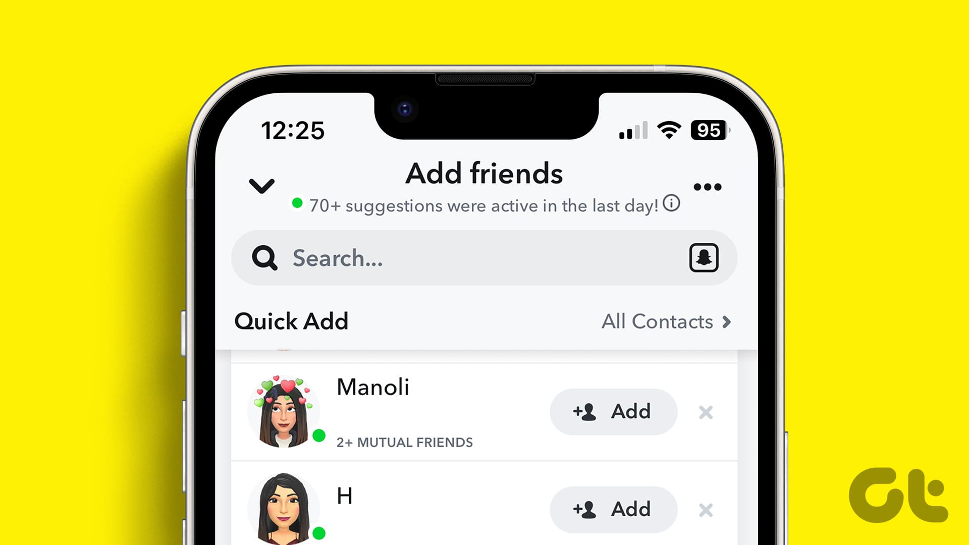 如何在 Snapchat 上查看共同的朋友