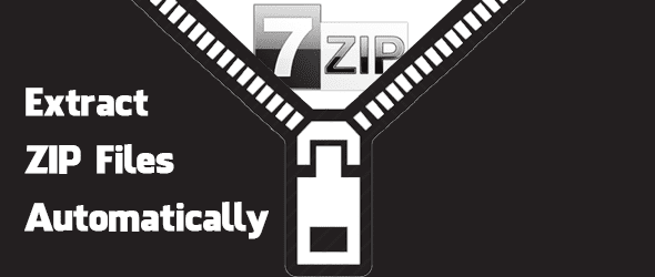如何在下载后自动解压 ZIP 文件