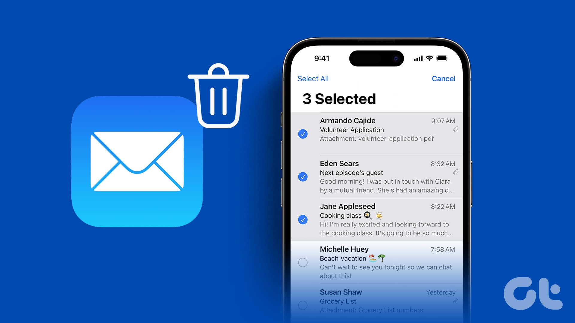 如何在 Apple Mail 中批量删除电子邮件