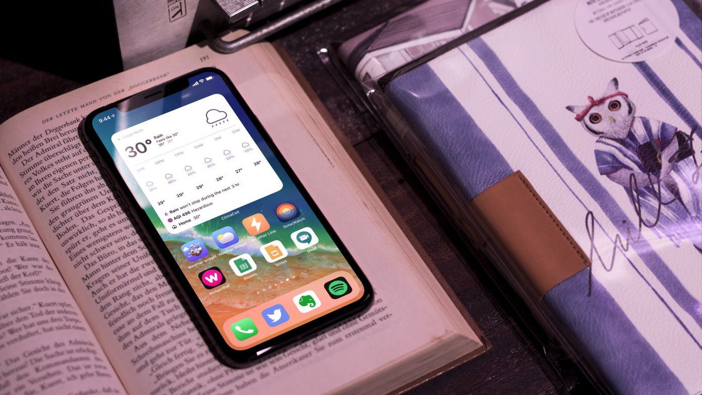 6 个最佳 iPhone 天气小工具应用程序 - Tech Guide