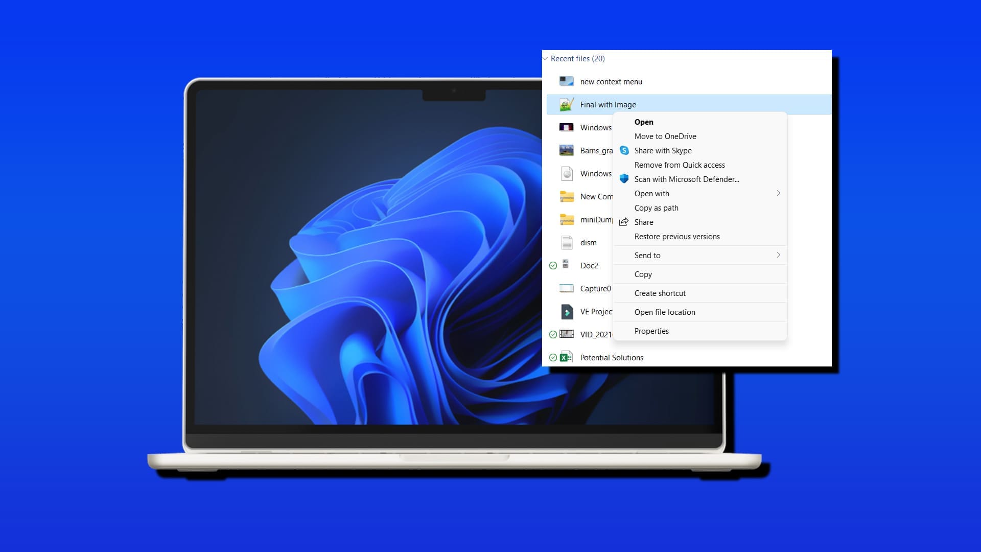 Windows 11 上下文菜单正在进行彻底修改