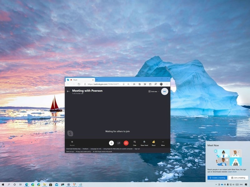 如何使用Meet Meet现在在Windows 10上进行免费视频通话