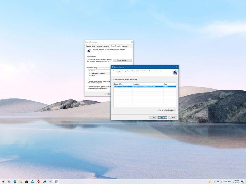 如何在 Windows 10 中使用系统还原