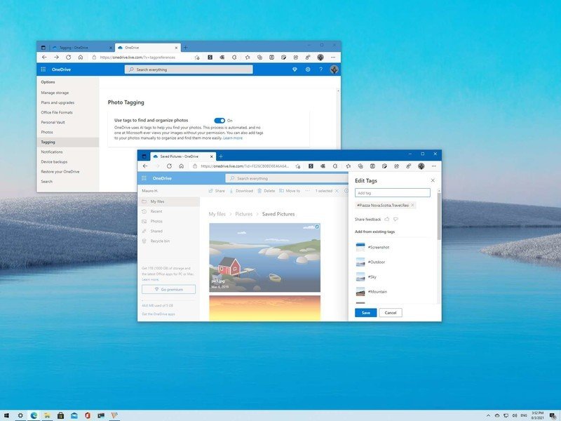 如何在Microsoft OneDrive中禁用自动图像标签