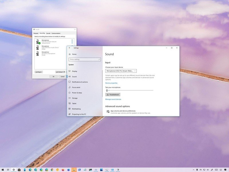 如何配置像Windows 10中的新預定的麥克風