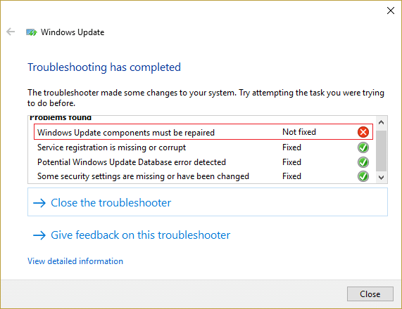 Windows 更新数据库损坏错误 [已解决]
