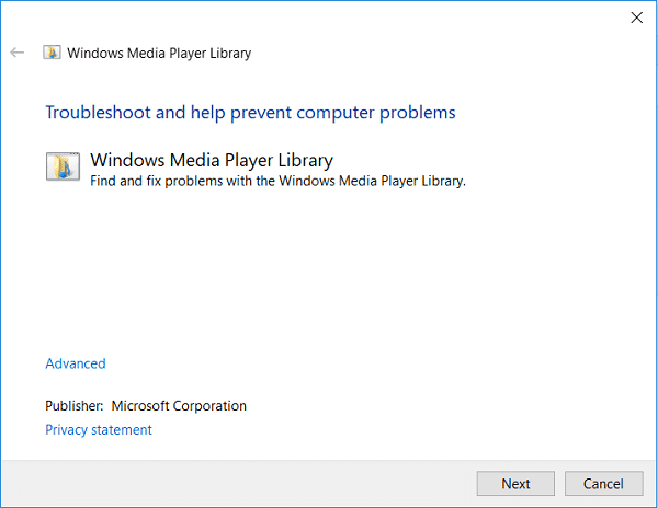 修复 Windows Media Player 媒体库已损坏错误