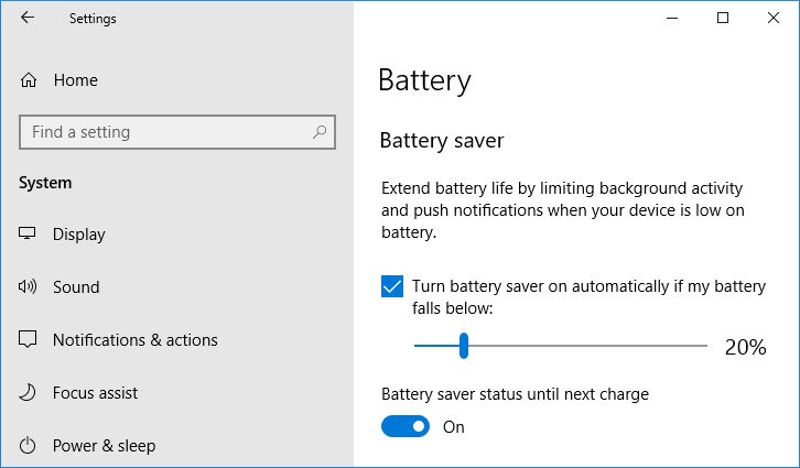 如何在Windows 10中啟用或禁用節省電池