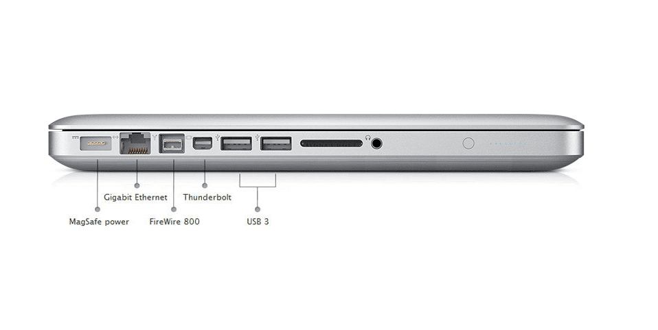 USB 2.0、USB 3.0、eSATA、Thunderbolt 和 FireWire 端口
