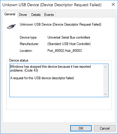 修复 Windows 已停止此设备，因为它报告了问题（代码 43）