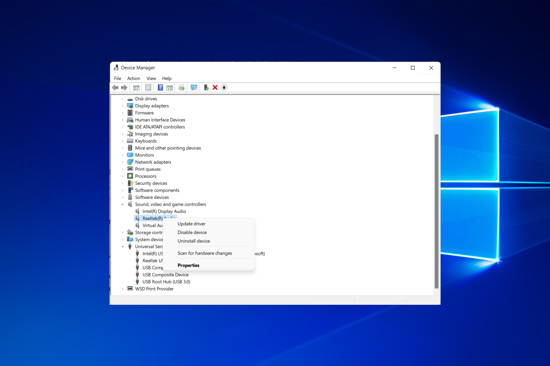 Realtek HD Audio Manager未打开：修复它的5种方法