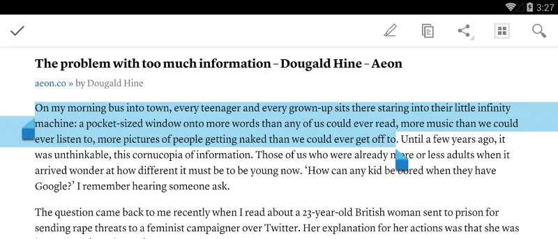 5 个可以保存网站供以后阅读的 Android 应用