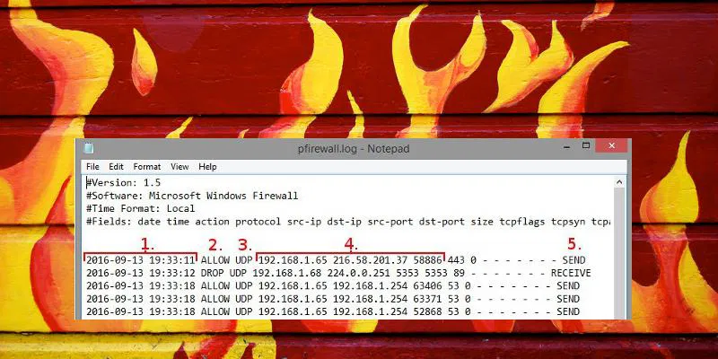 如何使用 Windows 防火墙日志免费跟踪互联网活动