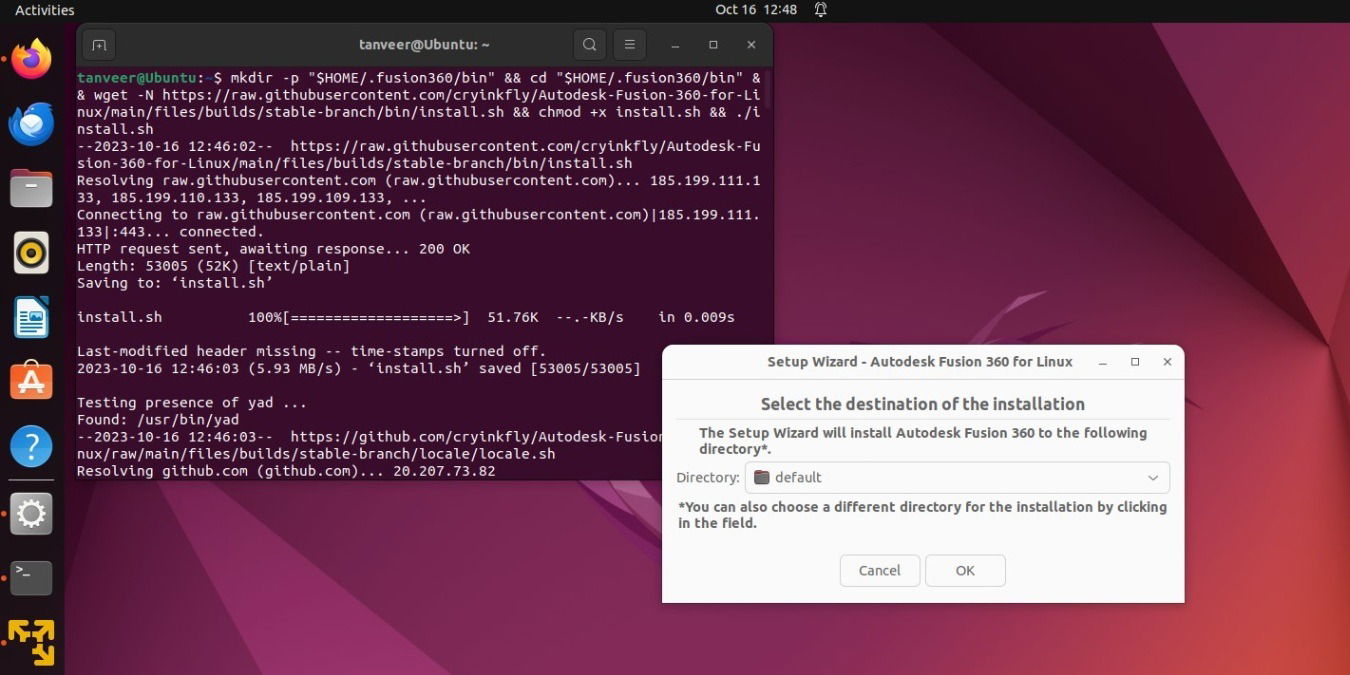 如何在 Linux 上使用 Fusion 360