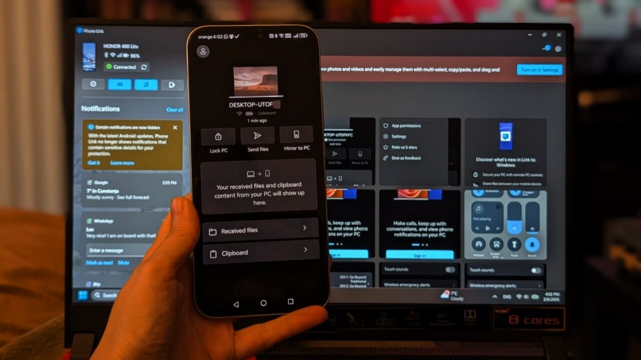 如何將 Android 手機連結到 Windows
