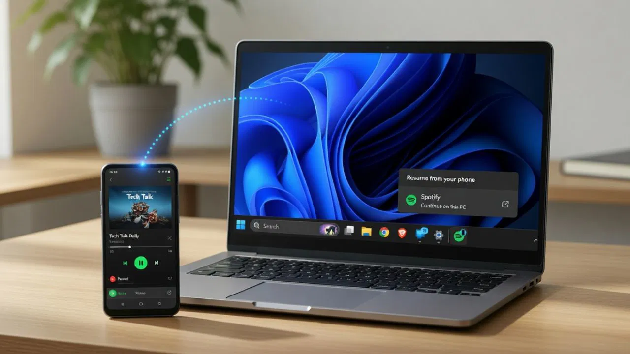 Windows 11 终于有了 Apple Handoff 版本