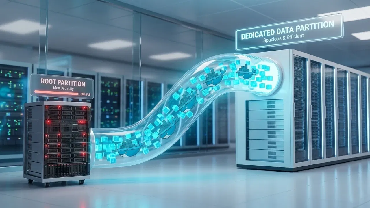 空间不足？如何安全地将 Docker 卷移动到更大的分区