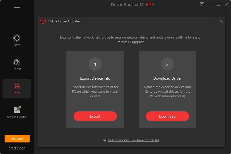 Driver Booster 离线驱动更新工具