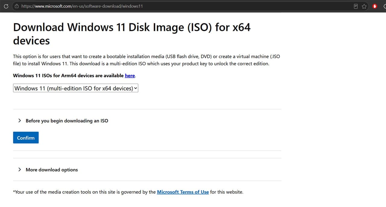 运行 Windows 11 ISO 中的 setup.exe 进行原地升级