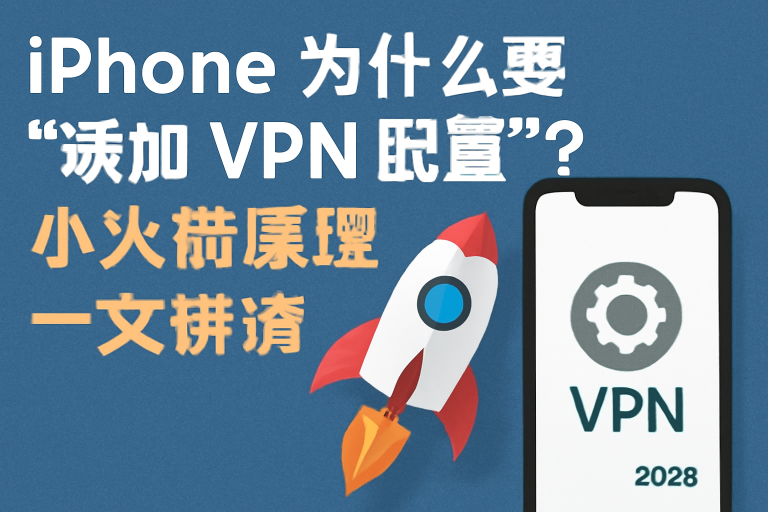 IPhone 为什么要“添加 VPN 配置”？小火箭原理一文讲清（2026）