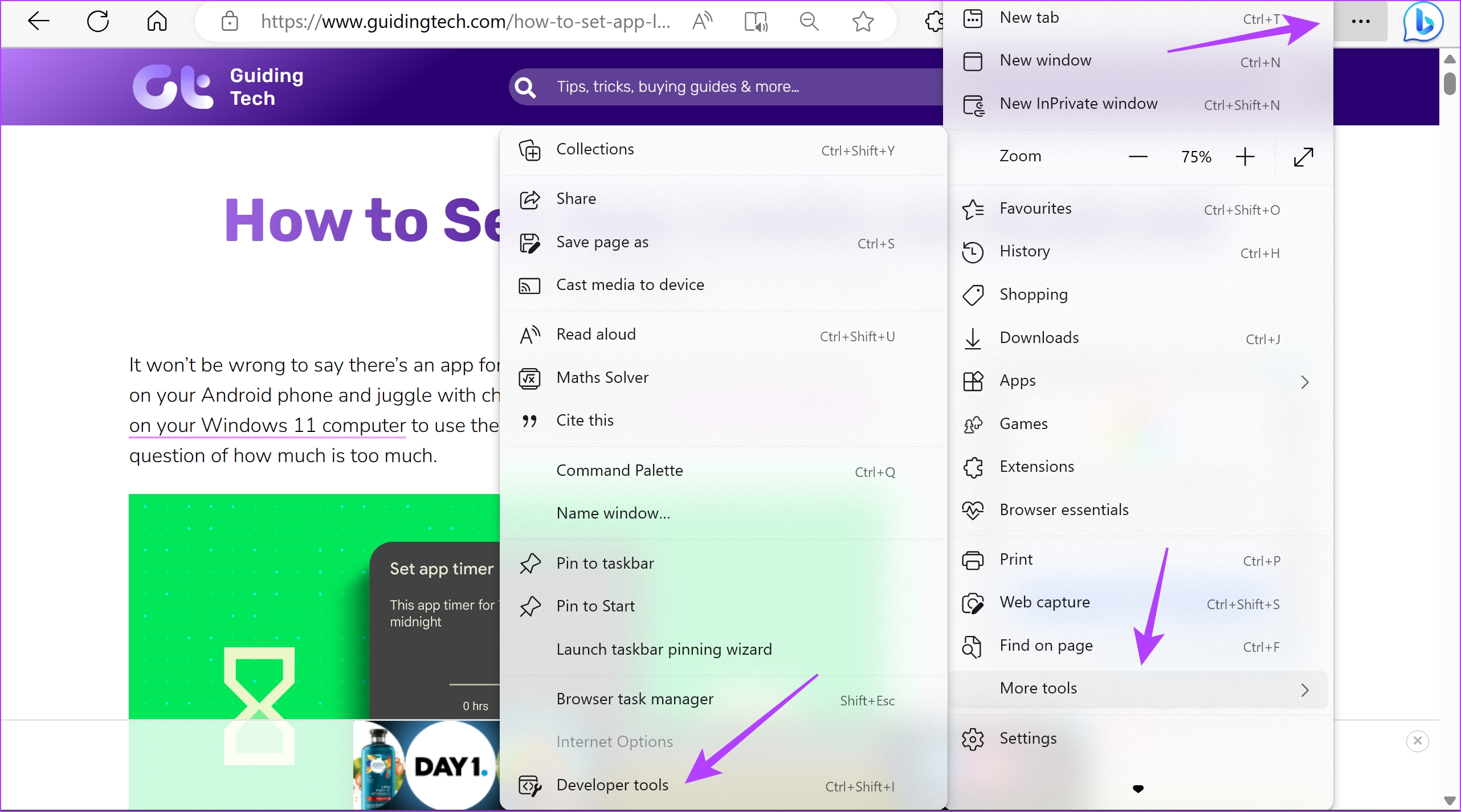 在 Microsoft Edge 上截取整頁螢幕截圖的 4 種方法 - Tech Guide