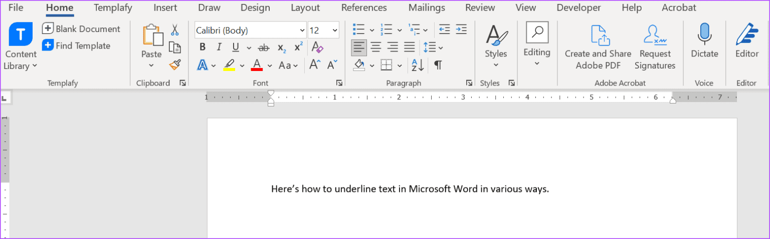 在 Microsoft Word 中為文字新增底線的 3 種方法 - Tech Guide